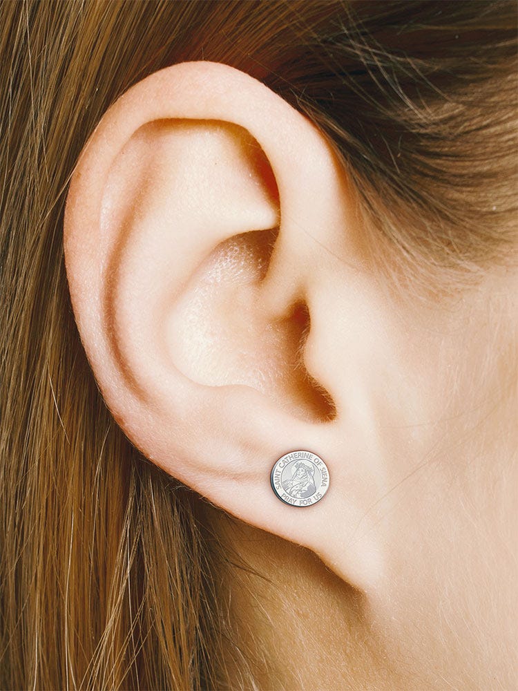 Pair of Saint Catherine of Siena Earrings