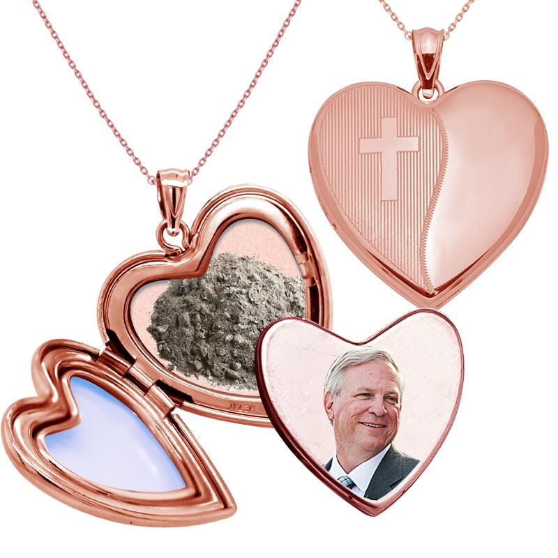 Holy Cross Cremation & Hair Photo Locket