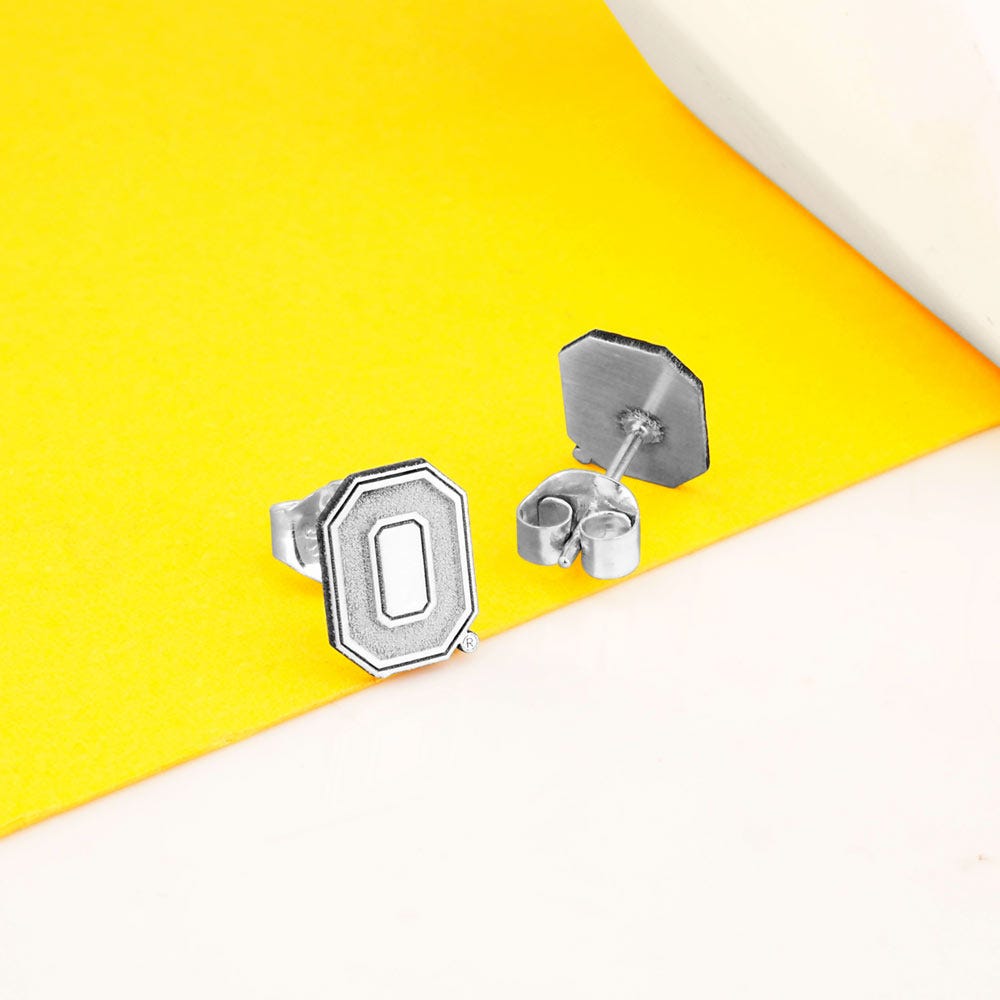 Pair Of Ohio State O Logo Earrings