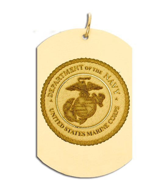 Saint Michael Doubledside MARINES Dogtag Religious Medal "EXCLUSIVE"