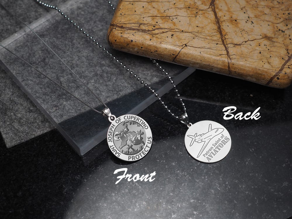 Saint Joseph of Cupertino Aviator  Religious Medal "EXCLUSIVE"
