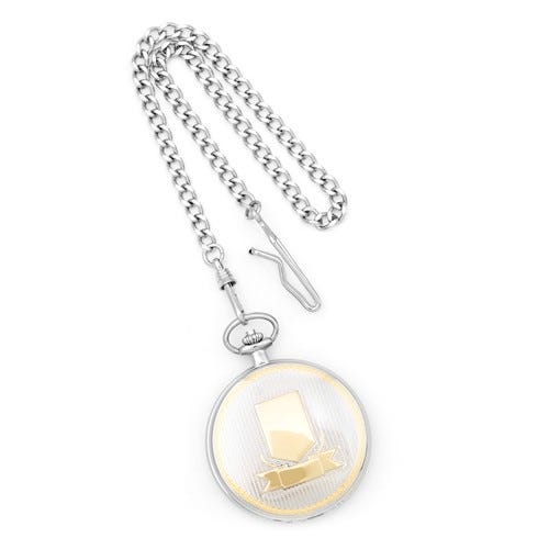 Charles Hubert Photo Two Tone Crest Pocket Watch
