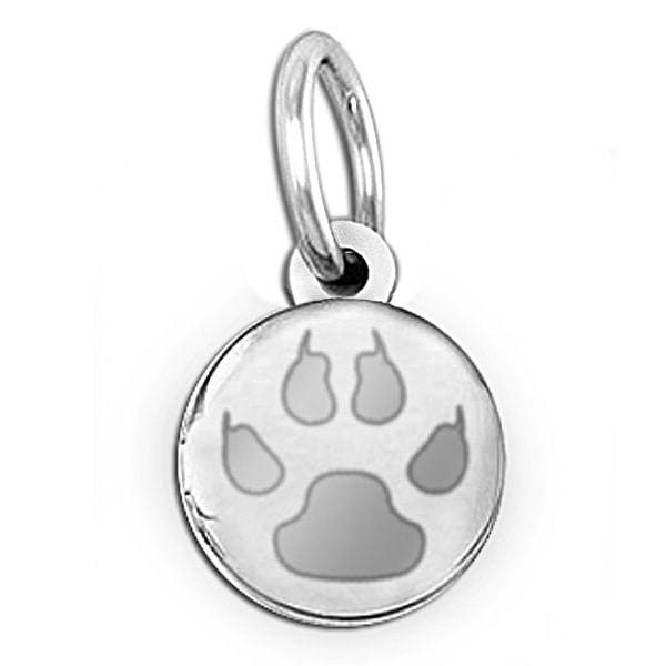 Cat's Paw Print Round Picture Locket