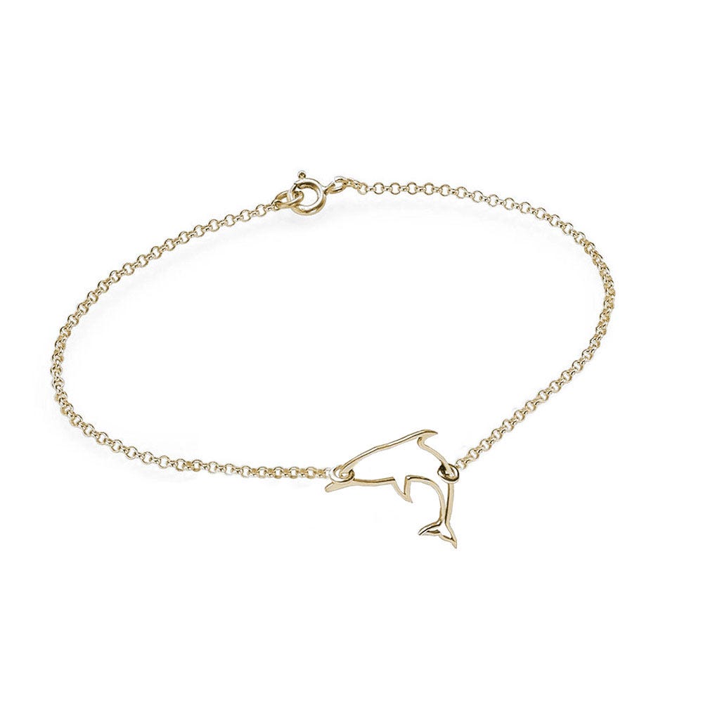 Dainty Dolphin Anklet