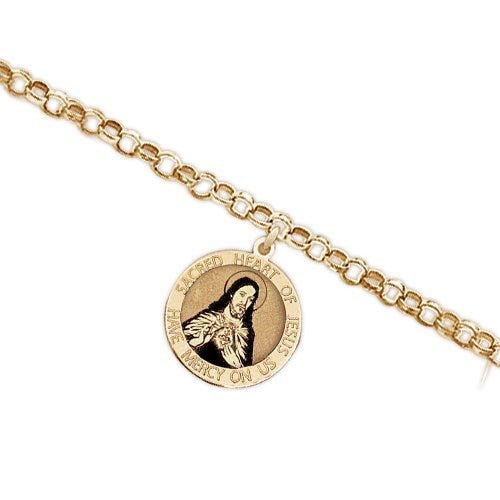 Sacred Heart of Jesus Religious Anklet - "EXCLUSIVE"