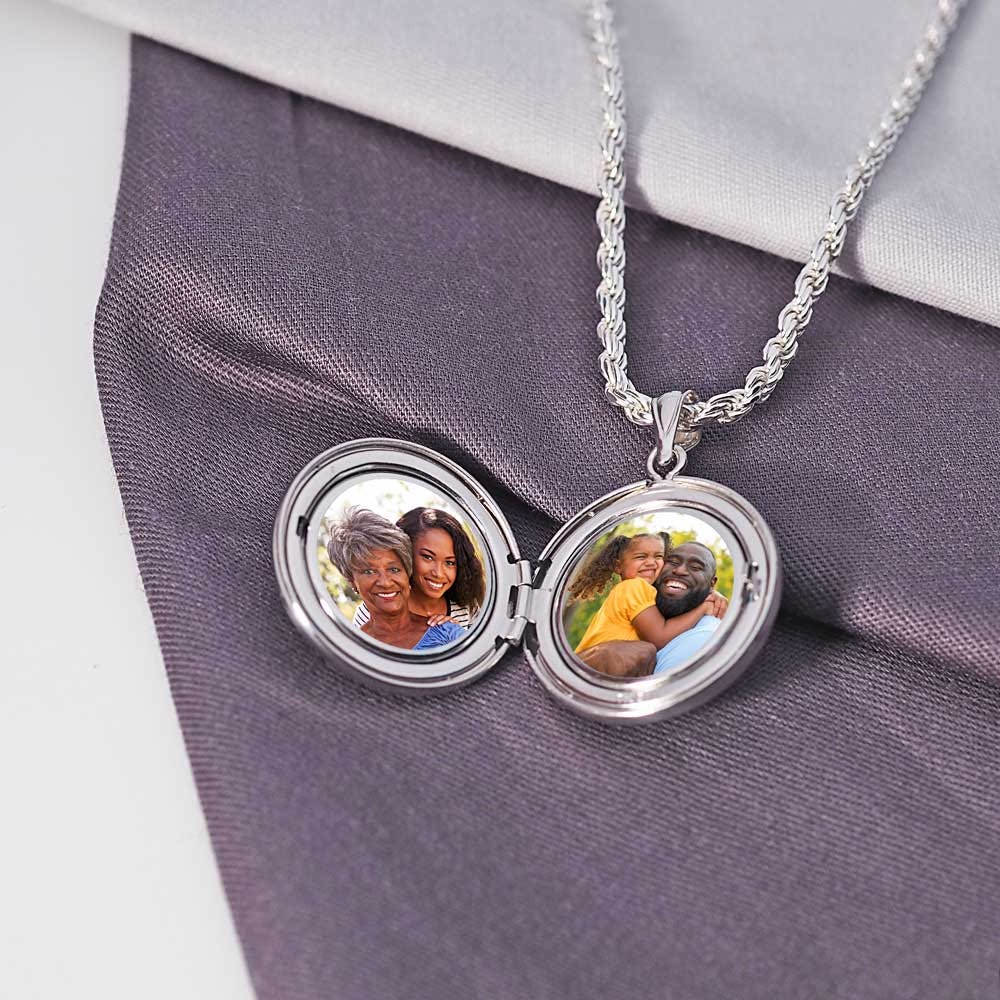 Evil Eye Color Round Locket