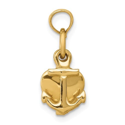 14k Faith, Hope & Charity Charm