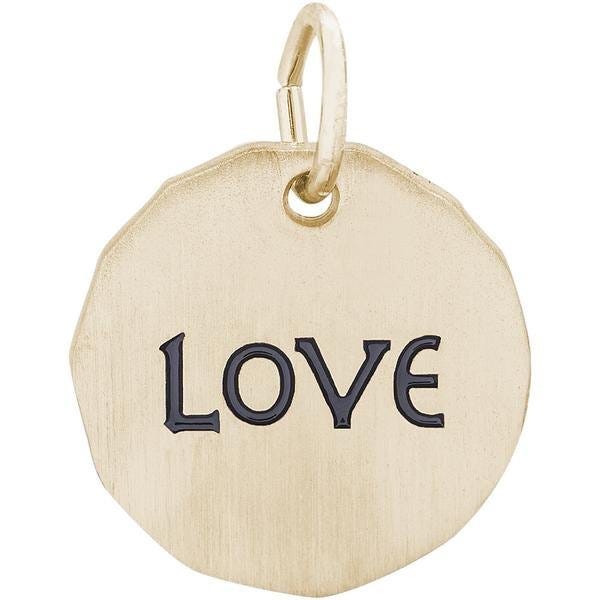 LOVE CHARM TAG ENGRAVABLE