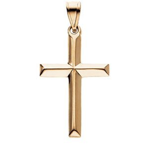 14K Yellow Gold CROSS PENDANT