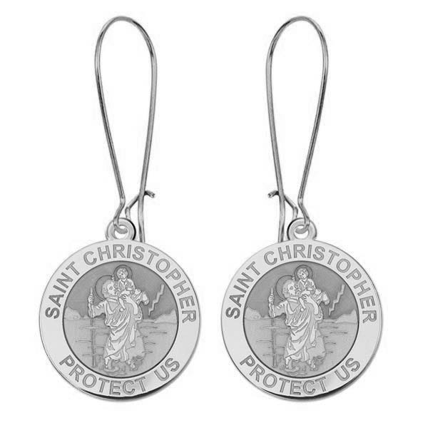 Saint Christopher Earrings "EXCLUSIVE"