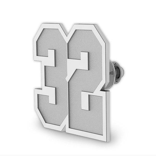 Custom Number Tie tack