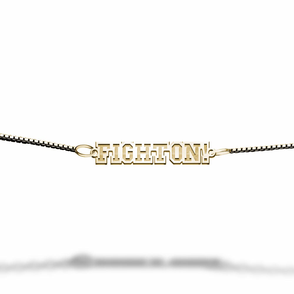 USC Block Fight On Bracelet