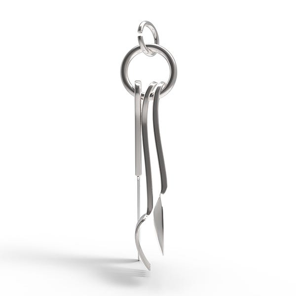 Eating Utensils Charm 0221