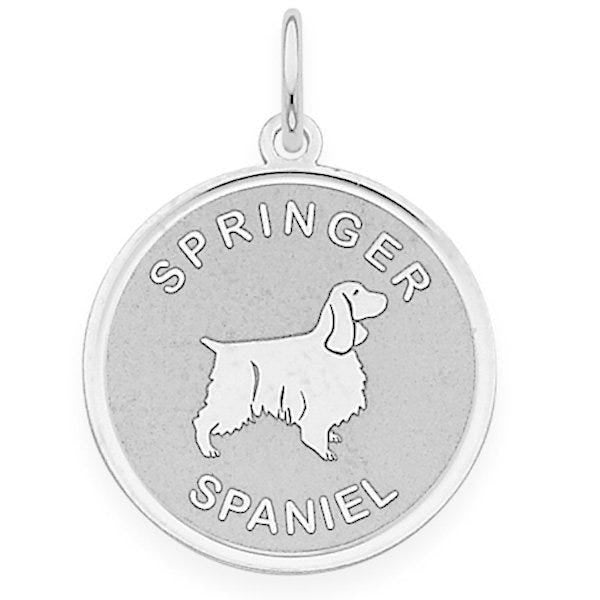 Springer Spaniel Disc Charm or Pendant