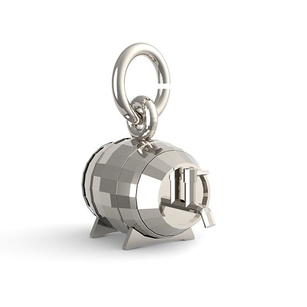 Barrel Keg Charm 8136