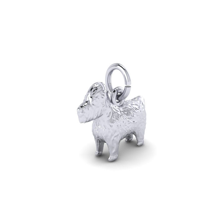Bichon Frise Dog Charm