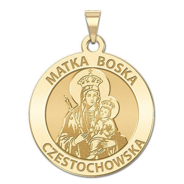 Matka Boska Double Sided Religious Medal "EXCLUSIVE"