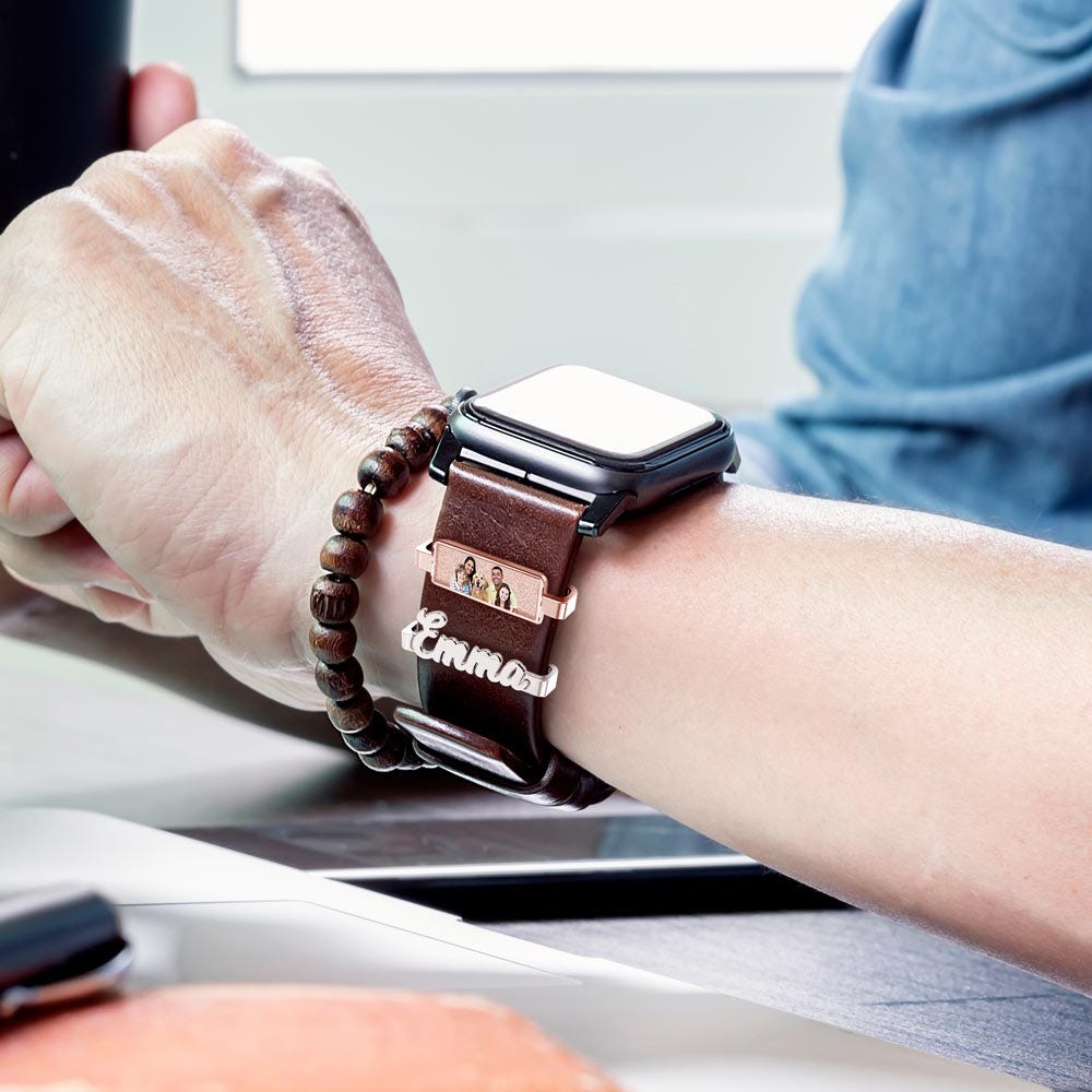 Smart Watch Name Charm