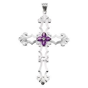 BIRTHSTONE CROSS