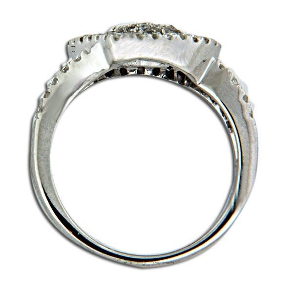 Sterling Silver Heart Cubic Zirconia Promise Ring