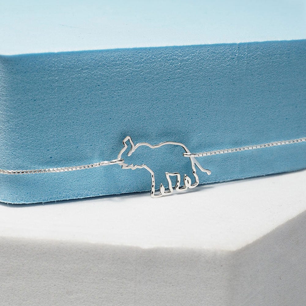 Elegant Elephant Anklet