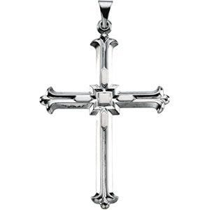 14K Yellow Gold LARGE CROSS PENDANT