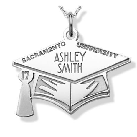 Personalized Class of 2017 Cap Pendant or Charm
