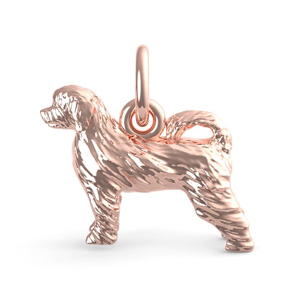 Portuguese Water Dog Charm