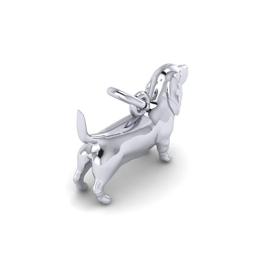 Basset Hound Dog Charm