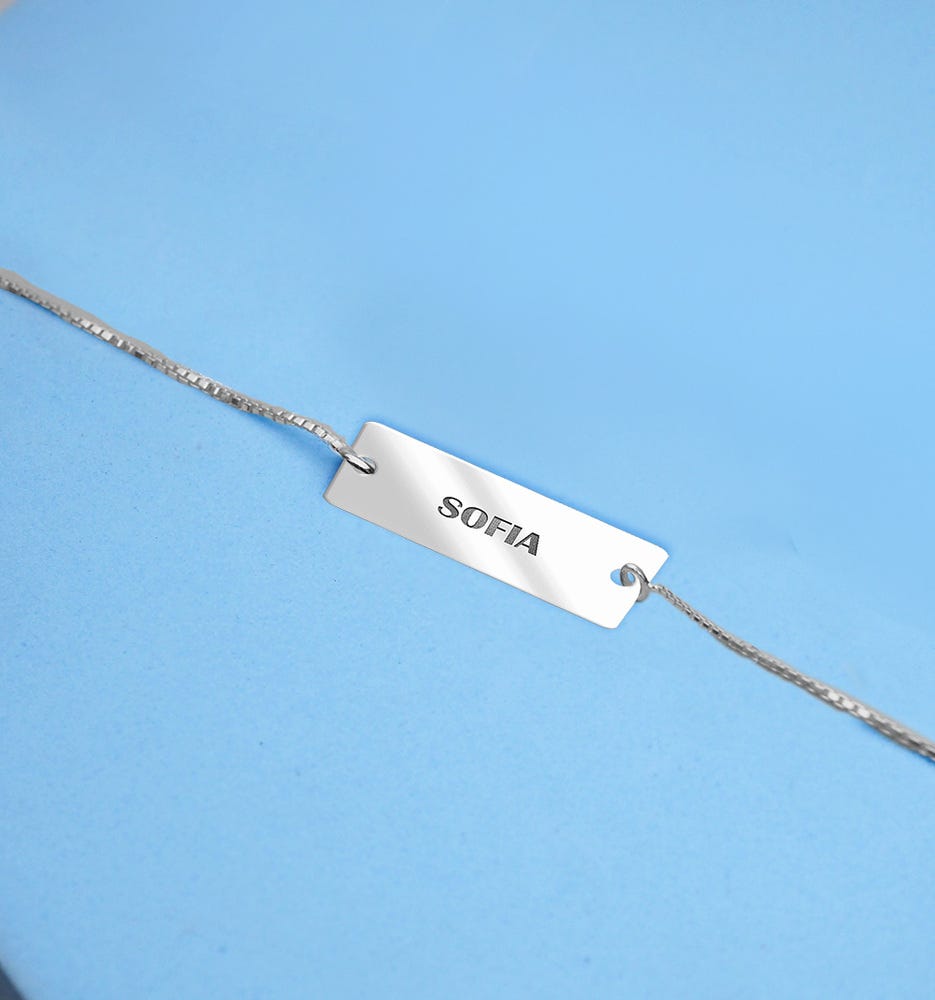 Dainty Personalized Name Anklet