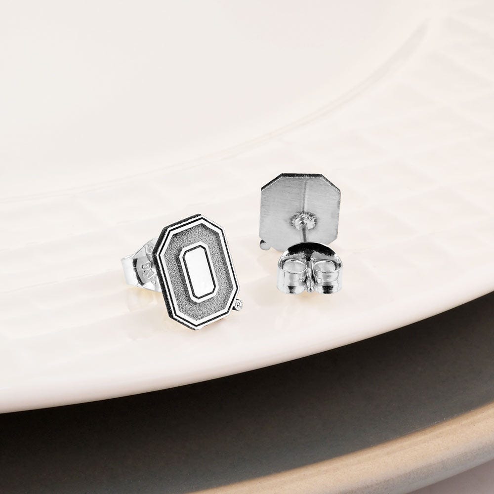 Pair Of Ohio State O Logo Earrings