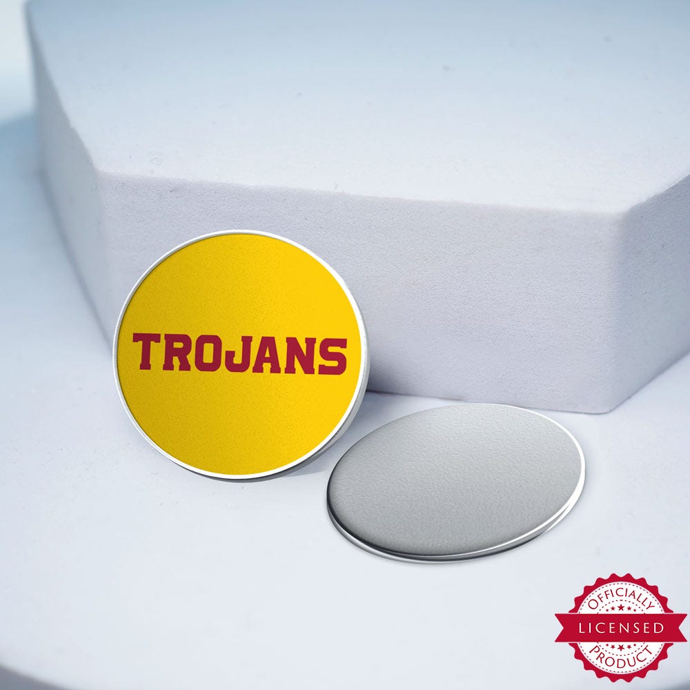 USC Block Trojans Golf Marker
