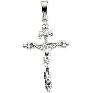 TWO TONE CRUCIFIX PENDANT