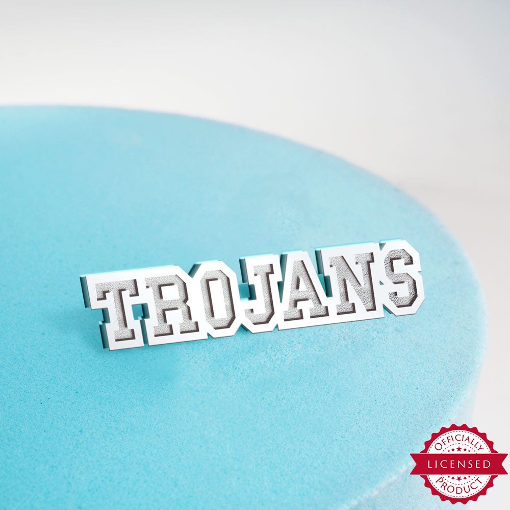 USC Block Trojans Pin
