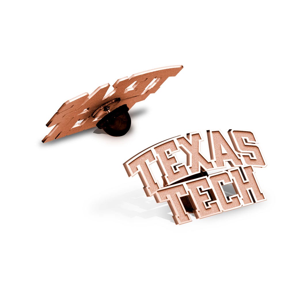 Texas Tech Block Pin