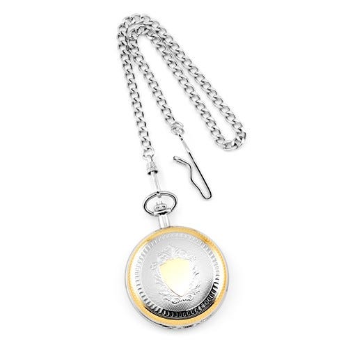 Charles Hubert Photo Two Tone Pocket Watch