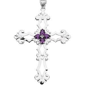 BIRTHSTONE CROSS
