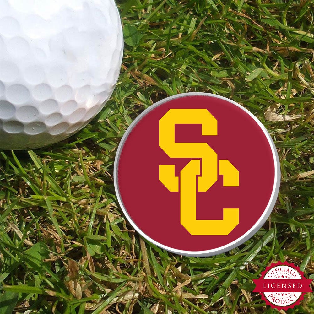 USC SC Interlocking Golf Marker