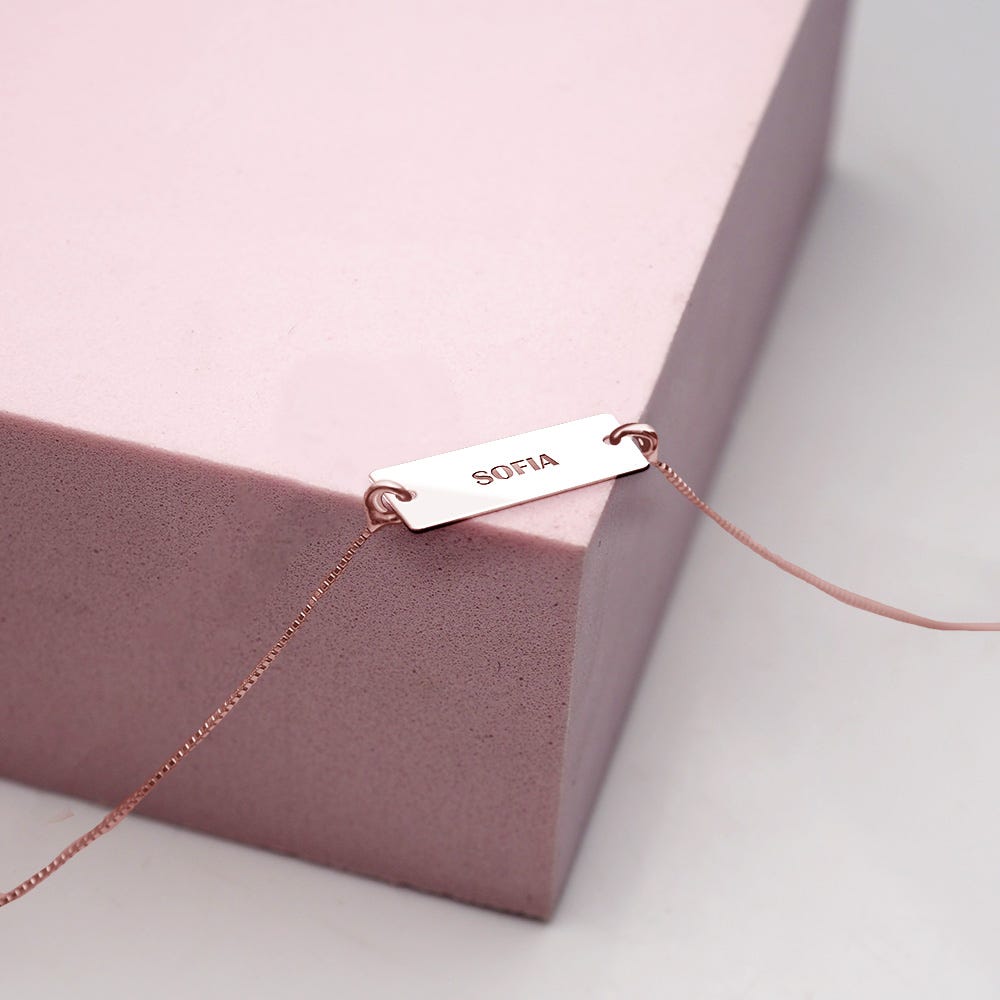 Dainty Personalized Name Anklet