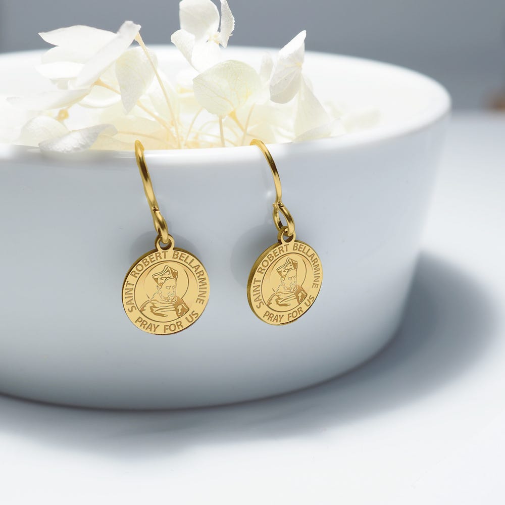 Saint Robert Bellarmine Earrings "EXCLUSIVE"