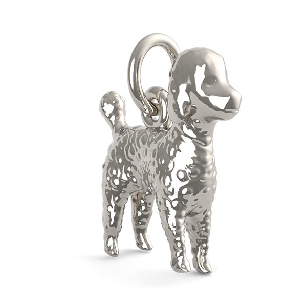 Small Poodle Dog Charm