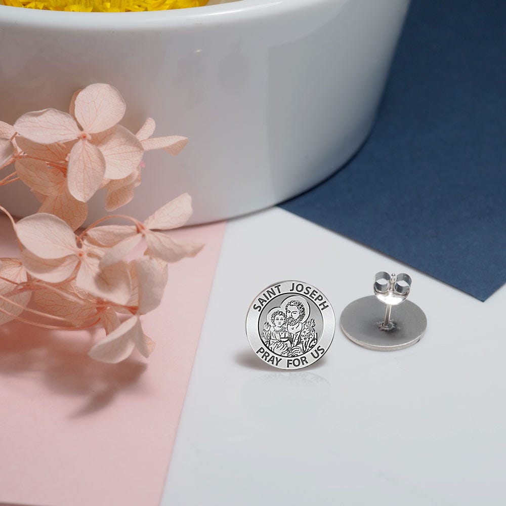 Pair of Saint Joseph Earrings