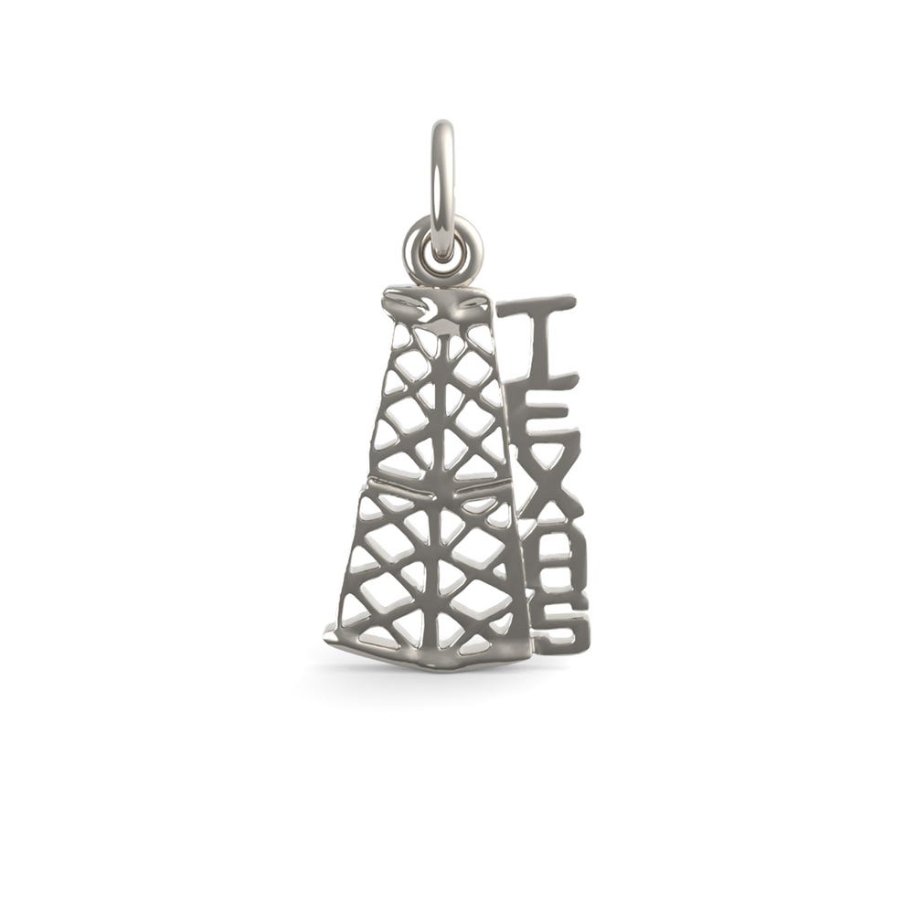 Texas Oil Rig Charm