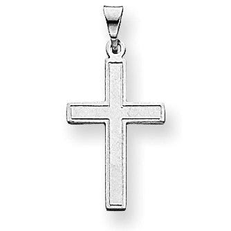 14k Gold Polished Cross Pendant