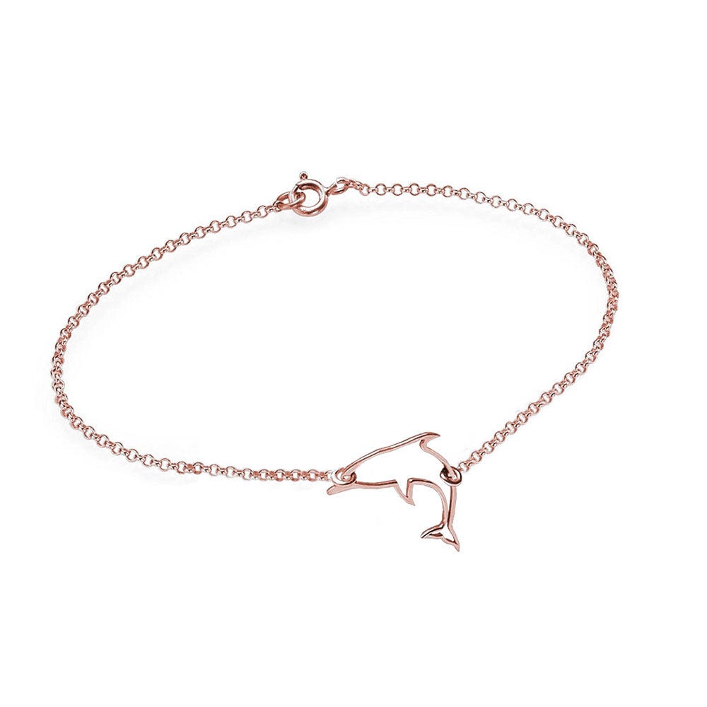 Dainty Dolphin Anklet