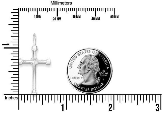 Sterling Silver Cross Charm