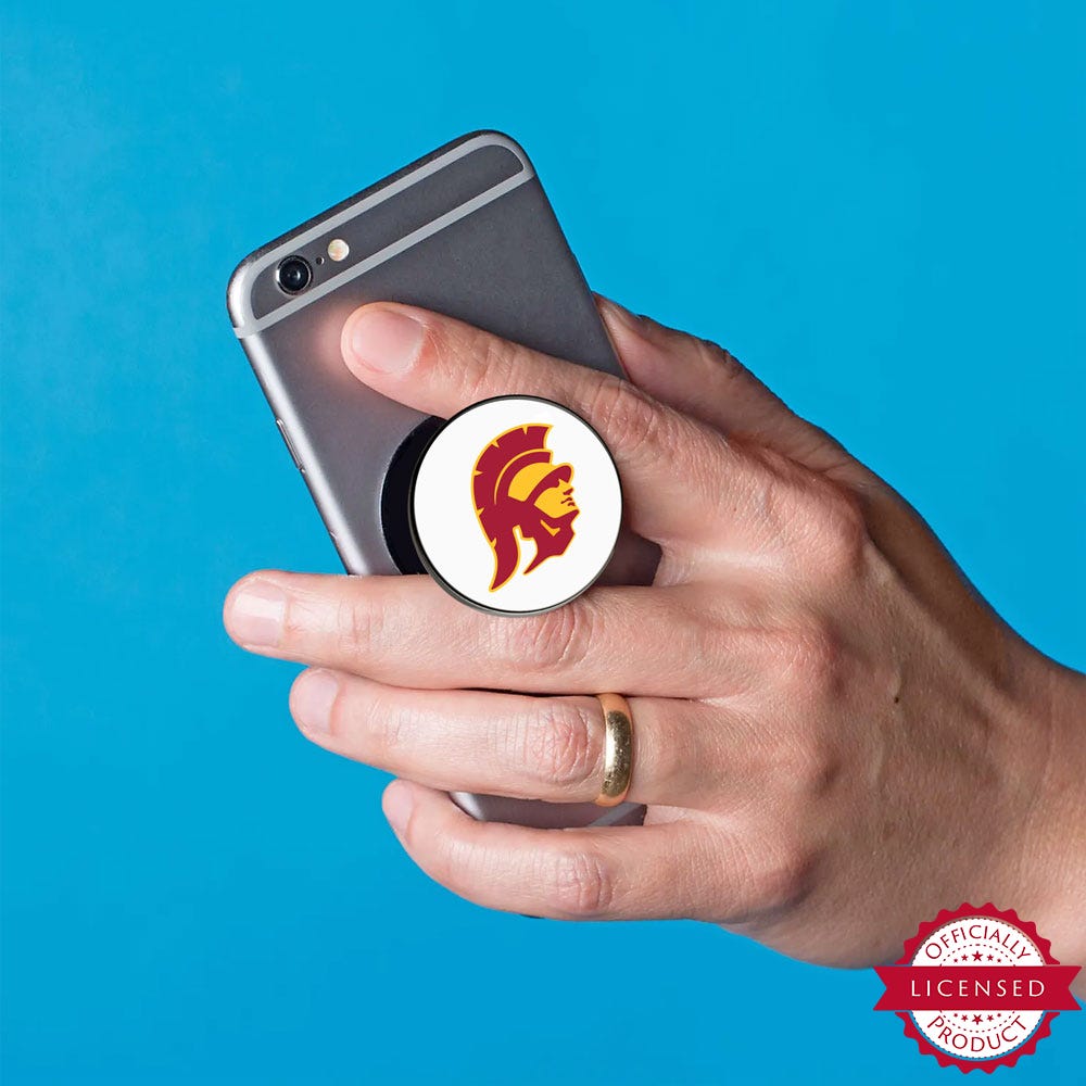 USC Trojan Head Phone Grip