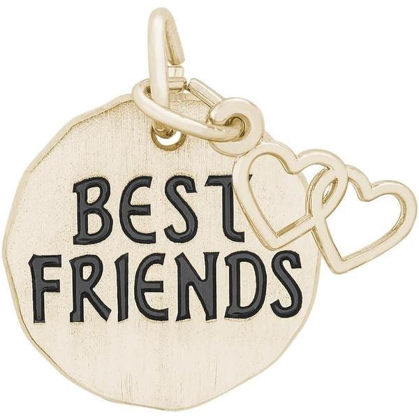 BEST FRIENDS TAG W/HEART ENGRAVABLE