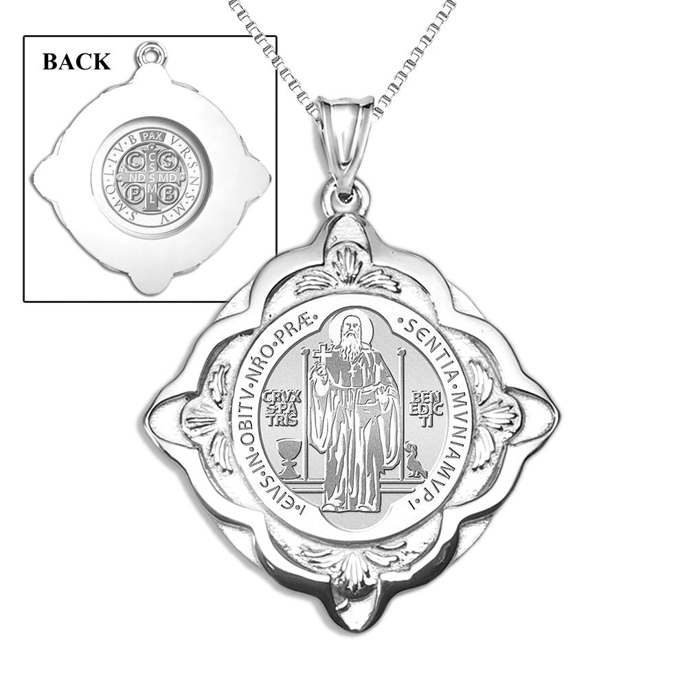 Saint Benedict Jubilee Cathedral Round Religious Medal  "EXCLUSIVE"