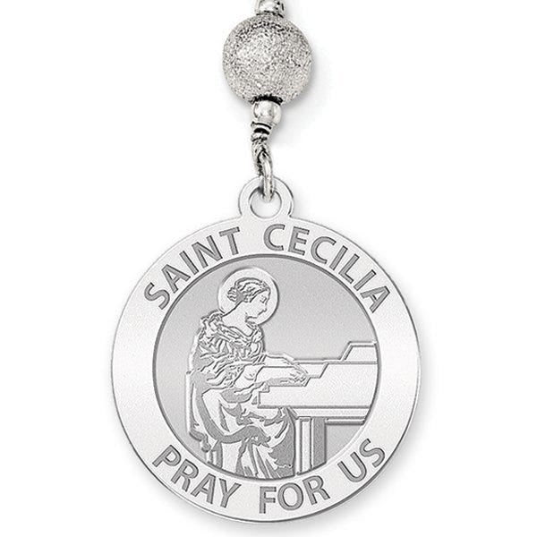 Saint Cecilia Rosary Bracelet "EXCLUSIVE"